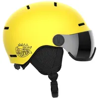Salomon Orka Visor Helm Mit Visier - Vibrant Yellow