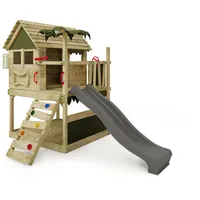 FATMOOSE Spielturm TikaTaka mit Rutsche salbeigrün NO SIZE