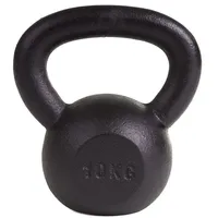 Sport-Thieme Kettlebell pulverbeschichtet Gewichtheben Unisex Schwarz Sport-Thieme SCHWARZ 10kg