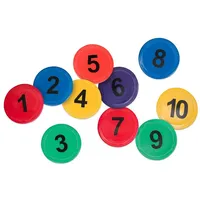 Sport-Thieme Bodenmarkierungs-Set ""Zahlen/Buchstaben"", Zahlen 1–10
