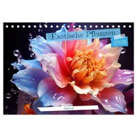 Calvendo Exotische Pflanzen Close-up (Tischkalender 2026 DIN A5 quer),