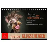 Calvendo Tierische Klugscheißer (Tischkalender 2026 DIN A5 quer), CALVENDO