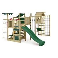 FATMOOSE Spielturm CrazyCoconut mit Turmanbau, grün