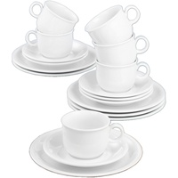 SELTMANN WEIDEN Compact Kaffeeservice 18-tlg. weiß