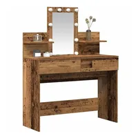 VidaXL Schminktisch mit Spiegel Altholz 100 x 40 x