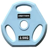 Sport-Thieme Hantelscheibe PU für Pumpset, 2,5 kg, Pastellblau