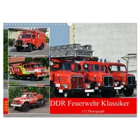 Calvendo DDR Feuerwehr Klassiker (Wandkalender 2026 DIN A3 quer),