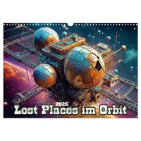 Calvendo Lost Places im Orbit (Wandkalender 2026 DIN A3