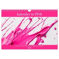 Calvendo Kalender in PINK (Wandkalender 2026 DIN A4 quer),