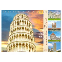Calvendo Pisa - wunderschönes Reiseziel (Tischkalender 2026 DIN A5