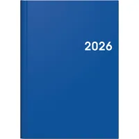 Brunnen 1079661036 Buchkalender Mod. 796 2026 A5, Kunststoff, blau