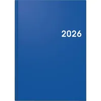 Brunnen 1079561036 Buchkalender Mod. 795 2026 A5, Kunststoff, blau