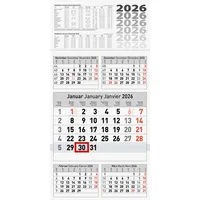 Brunnen 1070281006 5-Monatskalender 2026 300×585 mm