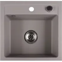 QLS Bella 1 Becken grau Einbau Granit Handbetätigung 440