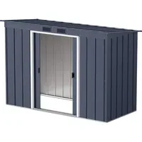 DURAMAXX Gartenhaus 2,63 x 1,13 m Grau