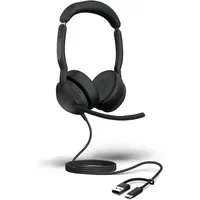 JABRA Evolve2 50 MS Stereo kabelgebunden Headset schwarz USB-A/C