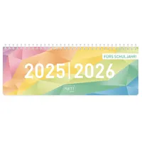 Häfft Häfft® Verlag Tischquerkalender Rainbow 2025/2026