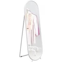 Homcom Ganzkörperspiegel, 160 x 40 cm Wandspiegel mit Ständer,