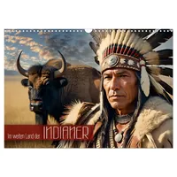 Calvendo Im weiten Land der Indianer (Wandkalender 2026 DIN