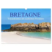 Calvendo Bretagne - Traumküsten im südlichen Finistère (Wandkalender 2026