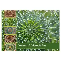 Calvendo Natural Mandalas - Kraftvolle KI Mandalas aus Naturmaterialien