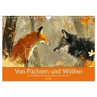Calvendo Von Füchsen und Wölfen (Wandkalender 2026 DIN A4