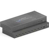 PURETOOLS - 1x8 HDMI2.1 Splitter - 48Gbps - 8K