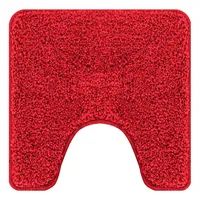 VidaXL Badematte U-Form Rot 50 x 50 cm