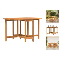 VidaXL Gartentisch 110x60x72 cm Massivholz Akazie Oval