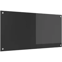 VidaXL Küchenrückwand Dunkelgrau Glas 100x50 cm