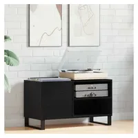 VidaXL Schallplattenschrank 85 x 38 x 48 cm Schwarz