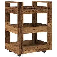 VidaXL Küchenwagen Altholz 60x45x80 cm Holzwerkstoff