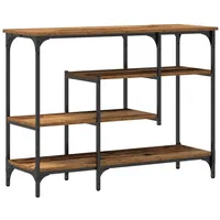VidaXL Konsolentisch Altholz 100x35x75 cm Holzwerkstoff und Stahl