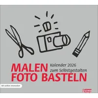 Heye times&more Bastelkalender silber 2026