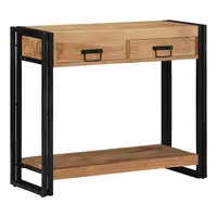 VidaXL Konsolentisch 90x33x75 cm schwarz