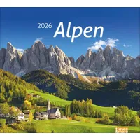 Heye times&more Alpen Bildkalender 2026