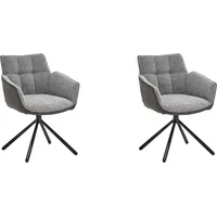 Set One by Musterring Esszimmerstuhl Frisco-B Mikrofaser schwarz 2er