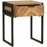 VidaXL Nachtschrank 40 x 35 x 50 cm Braun