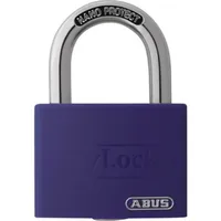 ABUS Zylindervorhangschloss T65AL/40 lila Lock-Tag Schlosskörperbreite 43 mm