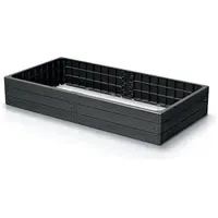 Prosperplast Hochbeet 149,2 x 75,5 x 25 cm Anthrazit