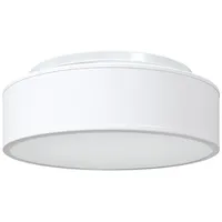 VidaXL Deckenlampe Weiß 38 x 13.5 cm Stoff Vidaxl