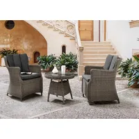 Destiny Balkonset LUNA MALAGA 2 Sessel, + 1 Beistelltisch,