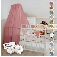 Lilimaus Betthimmel Babybett [in 12 Farben] Himmel Babybett aus