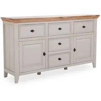 Sansibar Buffetkommode SANSIBAR MORSUM (BHT 160x90x40 cm) beige -