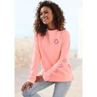 ELBSAND Andra Sweatshirt Meliert Koralle 42