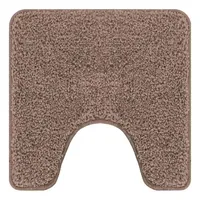 VidaXL Badematte U-Form Braun 50x50 cm Polypropylen Rutschfest