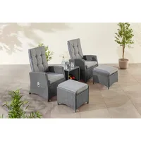 Konifera Garten-Essgruppe »»New Paris««, (Set, 11 tlg., 2 Sessel,