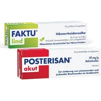 Posterisan akut + Faktu Lind Hämorrhoidensalbe