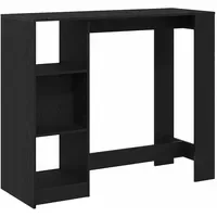 VidaXL Bartisch Schwarz Eiche 102,5x46x103,5 cm