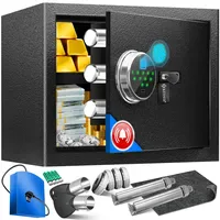Kesser Elektronischer Tresor mit Fingerabdruck & Schlüssel / Zahlenschloss